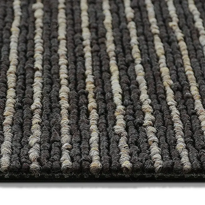 Floordirekt Teppichfliese Bohemia - 50 x 50 cm - 0,25 m² - Braun - Polypropylen, Braun