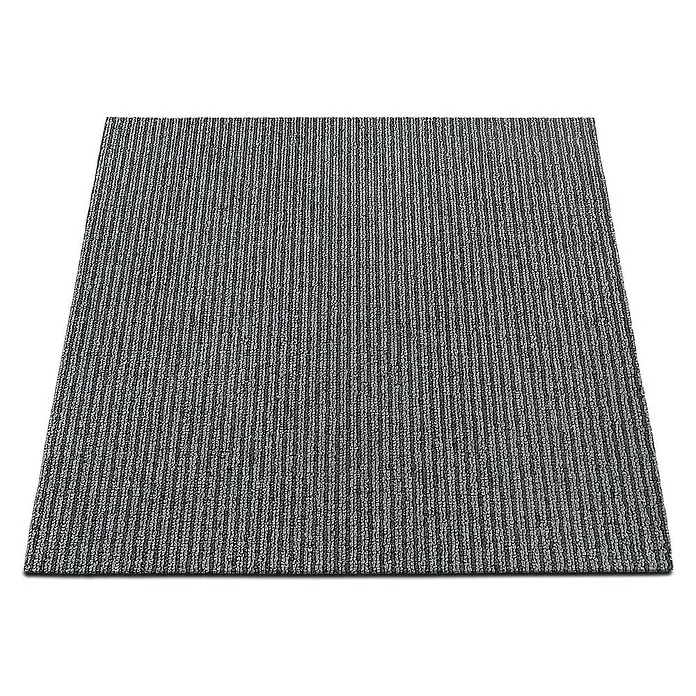 Floordirekt Teppichfliese Bohemia - 50 x 50 cm - 0,25 m² - Grau - Breite: 50 cm, Polypropylen, Grau