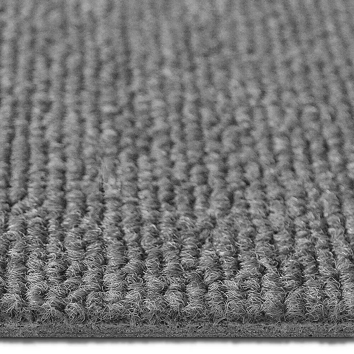 Floordirekt Teppichfliese Lyonn - 50 x 50 cm - 0,25 m² - Hellgrau - Breite: 50 cm, Nylon, Hellgrau