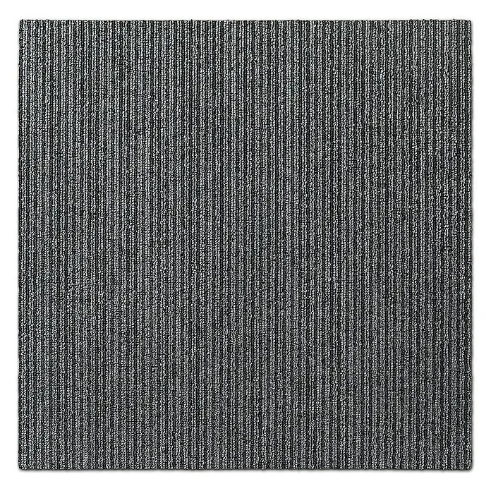 Floordirekt Teppichfliese Bohemia - 50 x 50 cm - 0,25 m² - Grau - Breite: 50 cm, Polypropylen, Grau