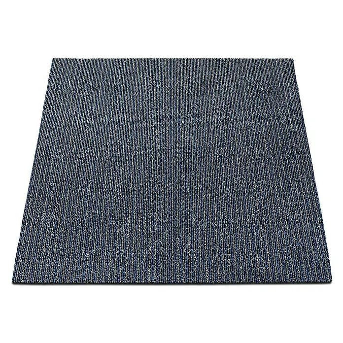 Floordirekt Teppichfliese Bohemia - 50 x 50 cm - 0,25 m² - Blau - Polypropylen, Blau
