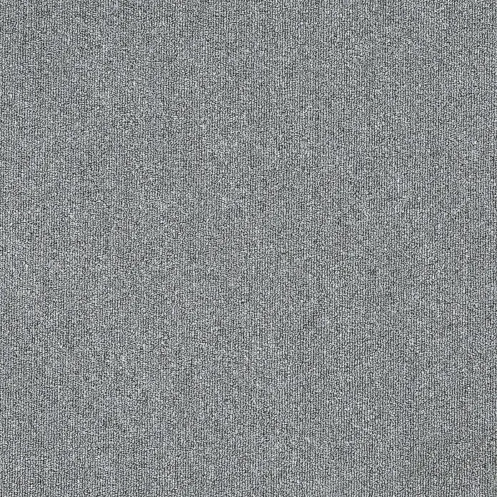 Floordirekt Teppichfliese Lyonn - 50 x 50 cm - 0,25 m² - Hellgrau - Breite: 50 cm, Nylon, Hellgrau