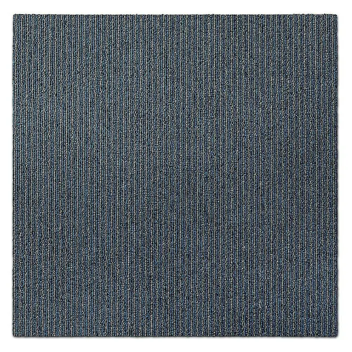 Floordirekt Teppichfliese Bohemia - 50 x 50 cm - 0,25 m² - Blau - Polypropylen, Blau