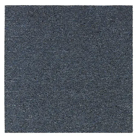 Floordirekt  Teppichfliese Moscow 50 x 50 cm Blau