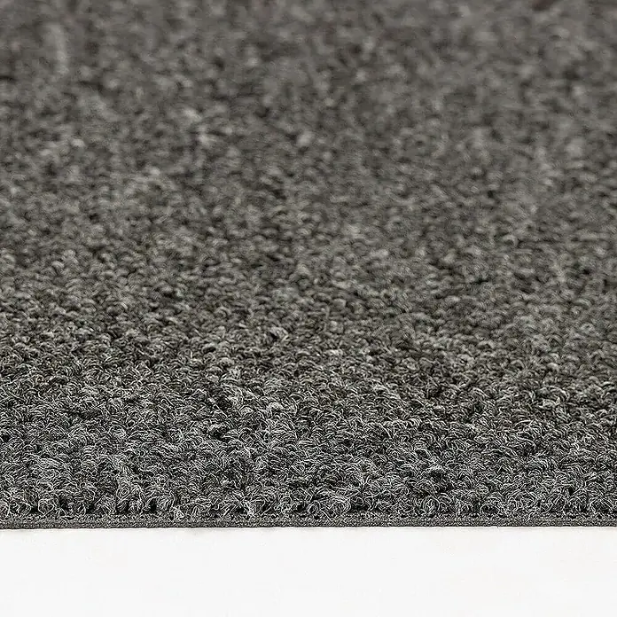 Floordirekt Teppichfliese Edinburgh - 50 x 50 cm - 0,25 m² - Anthrazit - Breite: 50 cm, Nylon, Anthrazit