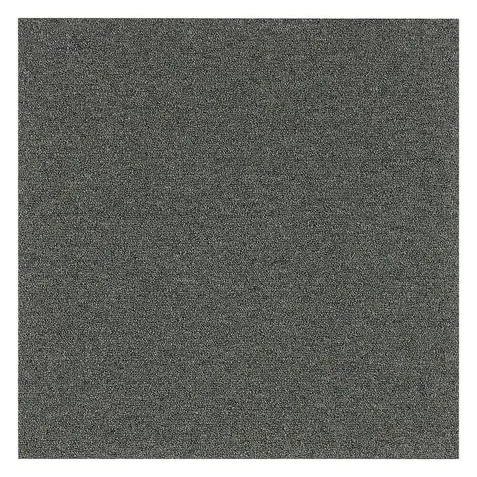 Floordirekt Teppichfliese Edinburgh - 50 x 50 cm - 0,25 m² - Anthrazit - Breite: 50 cm, Nylon, Anthrazit
