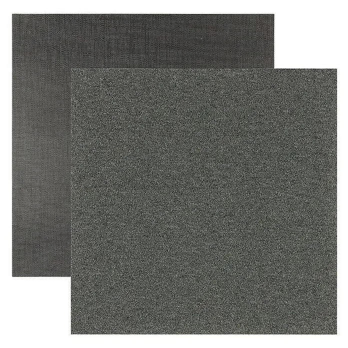Floordirekt Teppichfliese Edinburgh - 50 x 50 cm - 0,25 m² - Anthrazit - Breite: 50 cm, Nylon, Anthrazit
