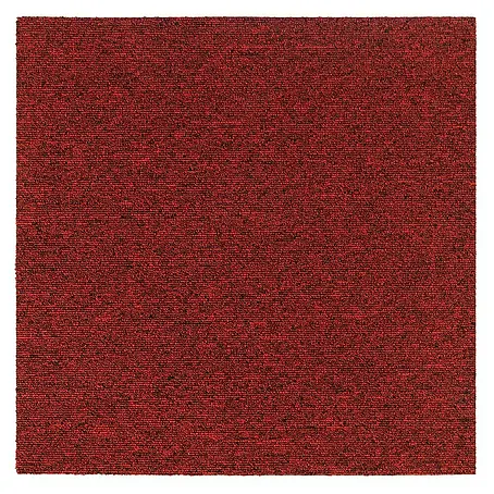 Floordirekt  Teppichfliese Moscow 50 x 50 cm Rot