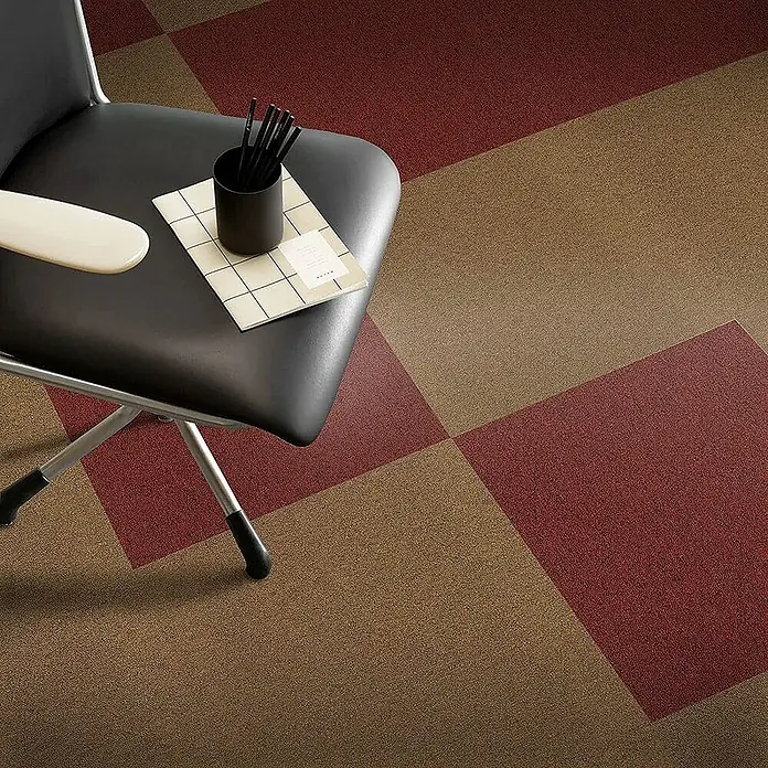Floordirekt Teppichfliese Edinburgh - 50 x 50 cm - 0,25 m² - Braun - Nylon, Braun