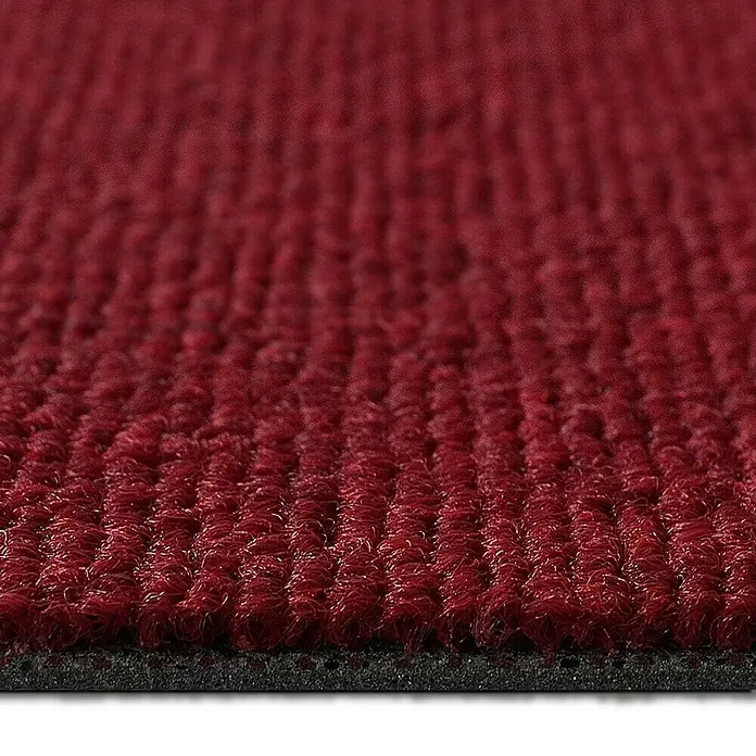 Floordirekt Teppichfliese Lyonn - 50 x 50 cm - 0,25 m² - Rot - Breite: 50 cm, Nylon, Rot