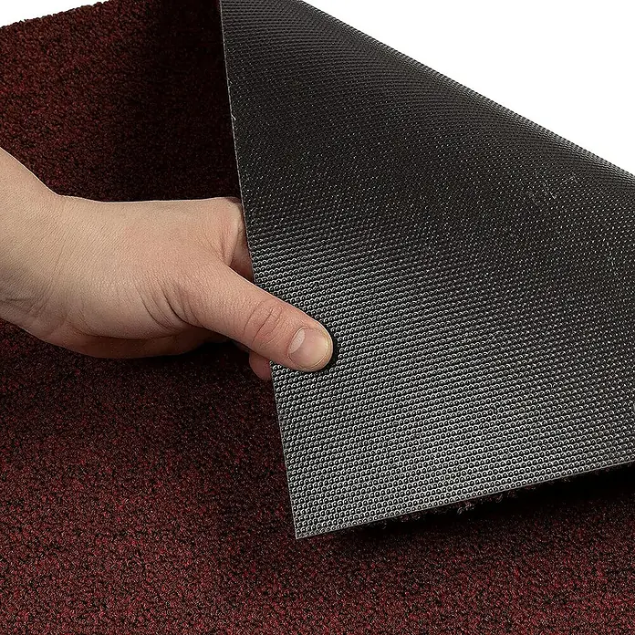 Floordirekt Teppichfliese Edinburgh - 50 x 50 cm - 0,25 m² - Rot - Nylon, Rot