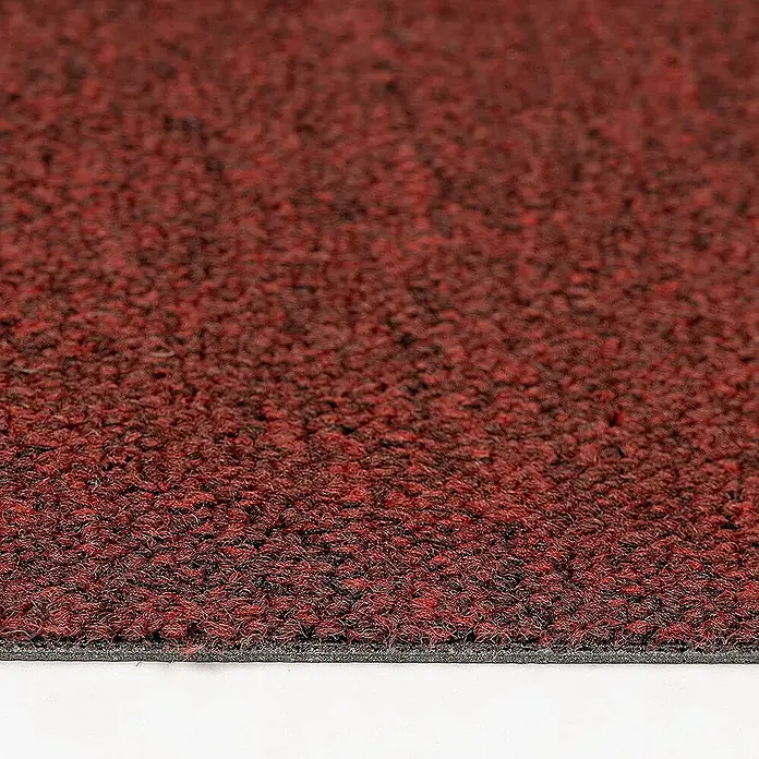 Floordirekt Teppichfliese Edinburgh - 50 x 50 cm - 0,25 m² - Rot - Nylon, Rot