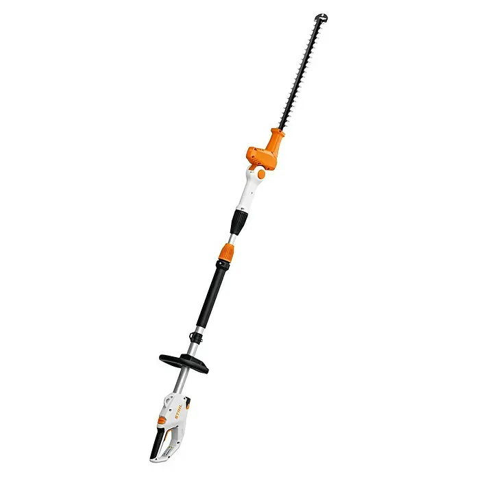 Stihl AS Teleskop-Heckenschere HLA 40 - 0,17 kW, Anzahl Akkus: Ohne Akku, Schnittlänge: 45 cm - Akku-Hochentaster HSA 130 T von STIHL, ein leistungsstarkes Gerät für Baumpflege. Er bietet hohe Reichweite und präzise Schnitte für professionelle Anwender.