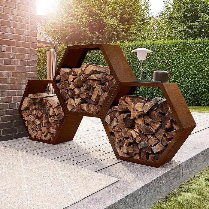 Home Deluxe Holzregal ANTARES - Edelrost