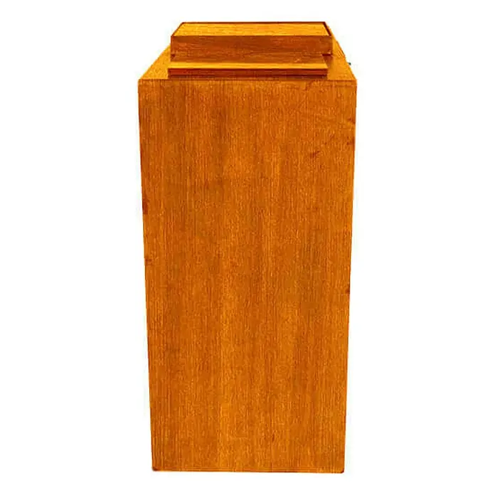 Home Deluxe Holzregal PAULO - H x B x T: 85 x 160 x 40 cm, Edelrost
