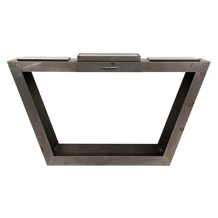 Home Deluxe Holzregal PAULO - H x B x T: 85 x 160 x 40 cm, Edelrost