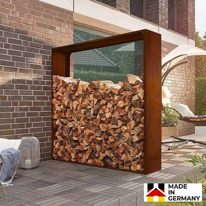 Home Deluxe Holzregal NANGA - Edelrost