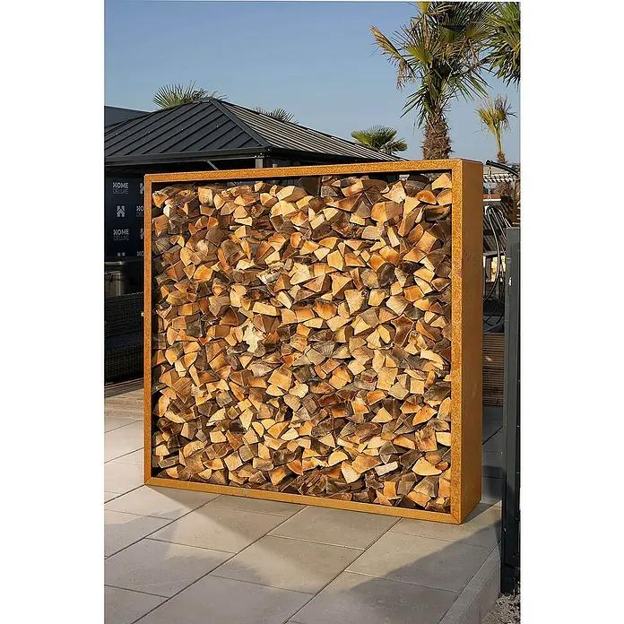 Home Deluxe Holzregal NANGA - Edelrost