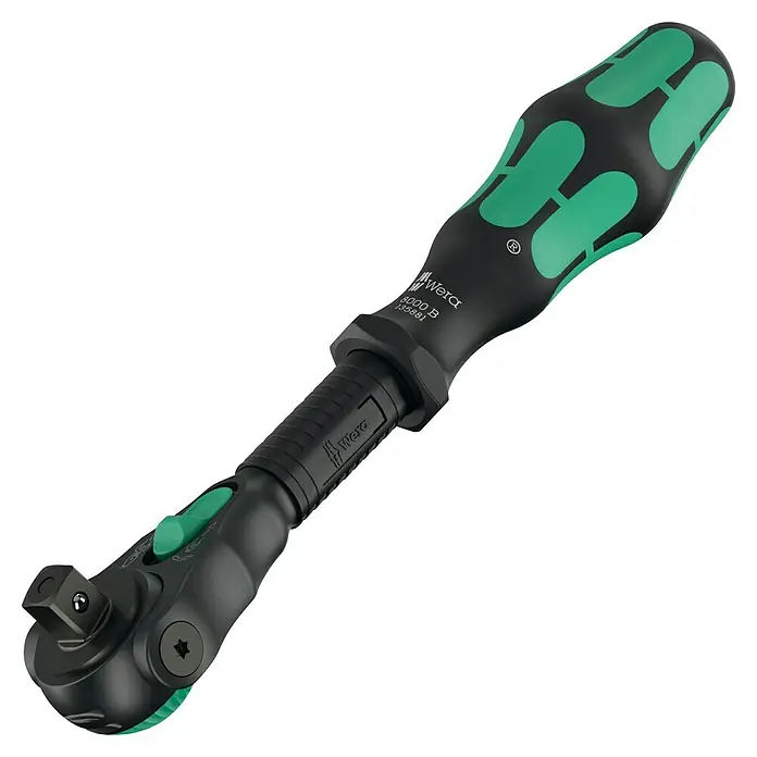 Wera 05005540001 8010 B Zyklop Comfort ratel, met schakelhendel, met 3/8- aandrijving, 3/8 x 230 mm