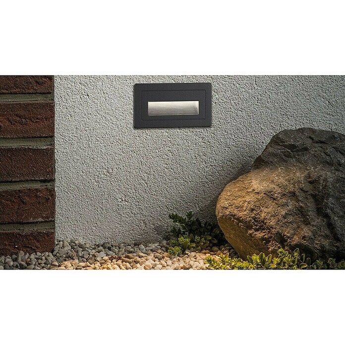 Paulmann LED ugradbena svjetiljka  (4 W, Topla bijela, Antracit, D x Š x V: 58 x 103 x 62 mm) | BAUHAUS