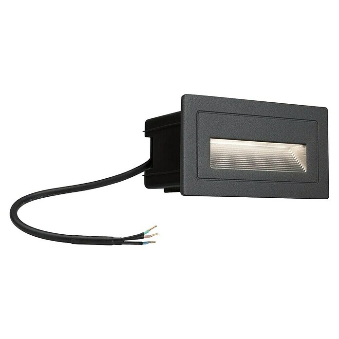 Paulmann LED ugradbena svjetiljka  (4 W, Topla bijela, Antracit, D x Š x V: 58 x 103 x 62 mm) | BAUHAUS