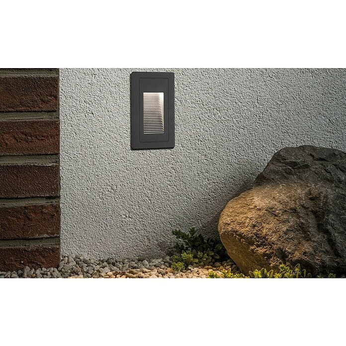 Paulmann LED ugradbena svjetiljka  (4 W, Topla bijela, Antracit, D x Š x V: 103 x 58 x 62 mm) | BAUHAUS
