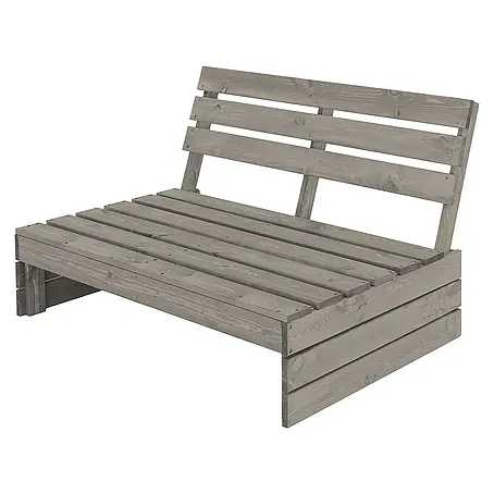 ML-Design  Gartenbank Sitzbank mit Rückenlehne 2x Adirondack Gartenstuhl Feuerschale Bank