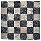 Mozaik pločica Quadrat Crystal Mix XCM 8OP4  (30 x 30 cm, Bež-sive boje, Sjaj) | BAUHAUS