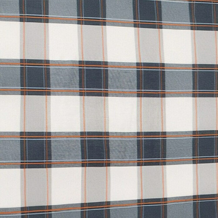 Doppler Bankauflage Sitzkissen (Grau Kariert, L x B x H: 150 x 45 x 6 cm, Baumwoll-Polyester-Mischgewebe) | BAUHAUS