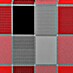Schwarz/Rot Kariert