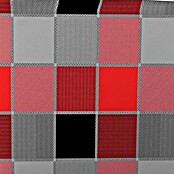 Doppler Gartenmöbel-Auflage Spot (Liegenauflage, 195 x 60 x 5 cm, Baumwoll-Polyester-Mischgewebe, Schwarz/Rot Kariert) | BAUHAUS