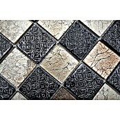 Mozaik pločica Quadrat Crystal Mix XCM 8OP4  (30 x 30 cm, Bež-sive boje, Sjaj) | BAUHAUS