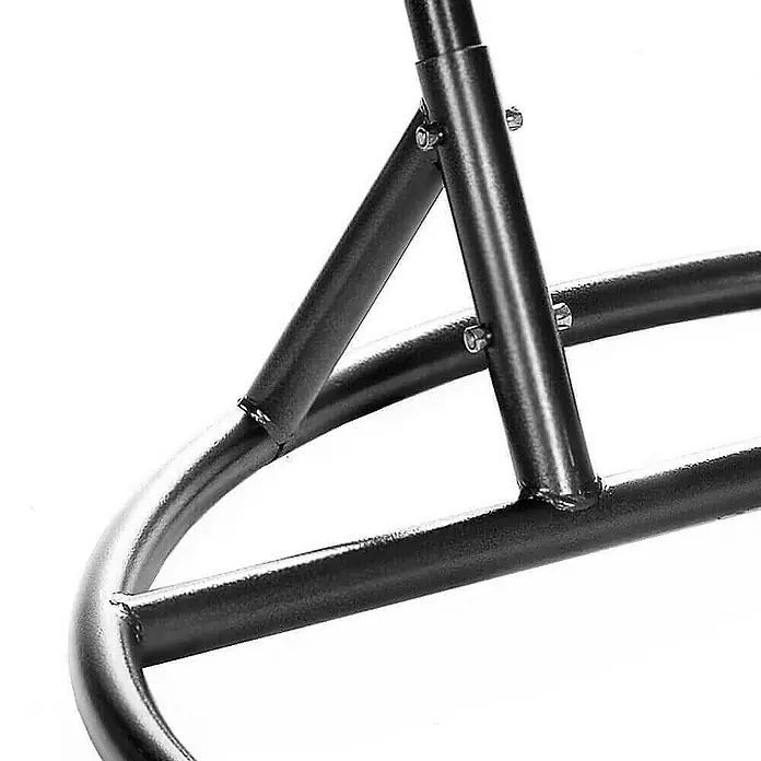 Home Deluxe Hängesesselgestell Gestell ONE - Stahl, Schwarz
