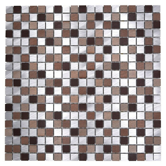 Mozaik pločica Mix XAM A971  (31,7 x 31,7 cm, Bakar, Mat) | BAUHAUS