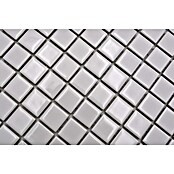 Mozaik pločica Quadrat Uni CG 104  (29,8 x 29,8 cm, Bijele boje, Sjaj) | BAUHAUS