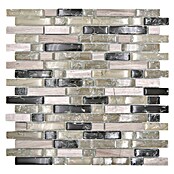 Mozaik pločica Verbund Crystal Mix XIC V1352  (29,8 x 30,5 cm, Sivo-zelene boje, Sjaj) | BAUHAUS