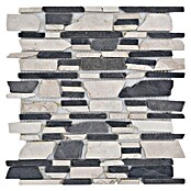 Mozaik pločica Mix MOS BRICK 205  (30,5 x 30,5 cm, Crne boje, Mat) | BAUHAUS