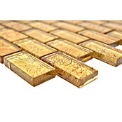 Mosaikfliese Uni Gold XCM 8GO35 (30 x 30 cm, Gold, Glänzend)