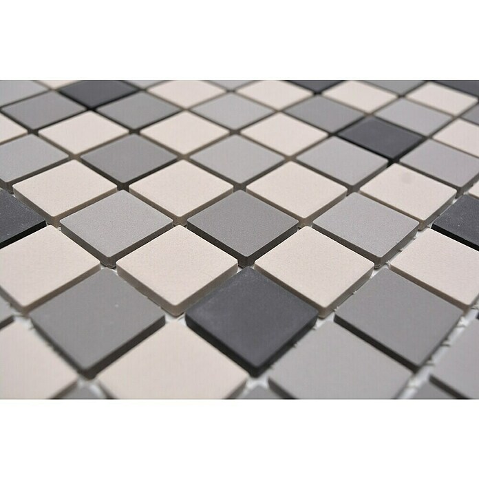 Mozaik pločica Quadrat Mix CU 010  (32,6 x 30 cm, Bež-smeđe boje, Mat) | BAUHAUS