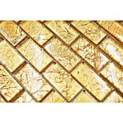 Mosaikfliese Uni Gold XCM 8GO35 (30 x 30 cm, Gold, Glänzend)