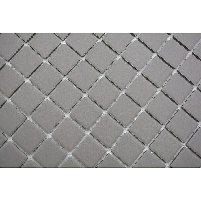 Mozaik pločica Quadrat Uni CU 030  (32,6 x 30 cm, Sive boje, Mat) | BAUHAUS