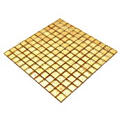 Mosaikfliese Quadrat Crystal Uni XCM 8GO15 (30 x 30 cm, Gold, Glänzend)