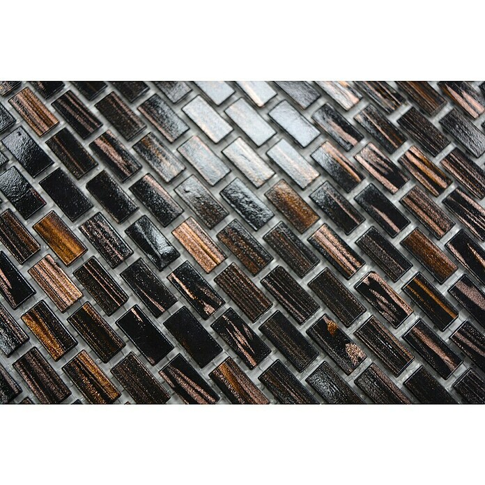 Mozaik pločica Goldstar GM GS 503050  (32,7 x 30,5 cm, Smeđe boje, Sjaj) | BAUHAUS