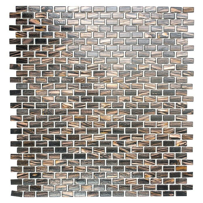 Mozaik pločica Goldstar GM GS 503050  (32,7 x 30,5 cm, Smeđe boje, Sjaj) | BAUHAUS