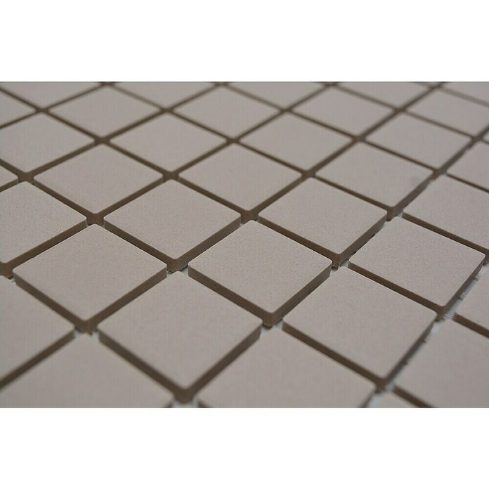 Mozaik pločica Quadrat Uni CU 040  (32,6 x 30 cm, Bež boje, Mat) | BAUHAUS