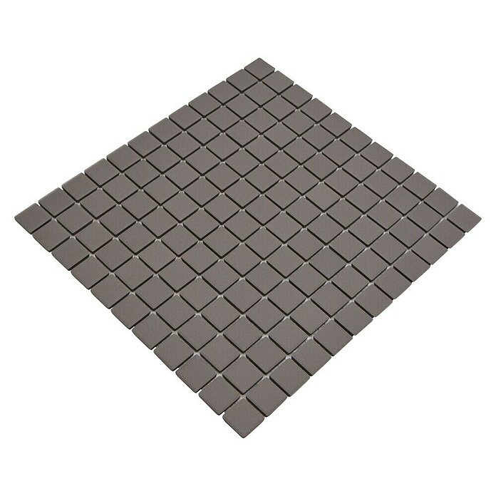 Mozaik pločica Quadrat Uni CU 030  (32,6 x 30 cm, Sive boje, Mat) | BAUHAUS