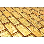 Mosaikfliese Uni Gold XCM 8GO35 (30 x 30 cm, Gold, Glänzend)