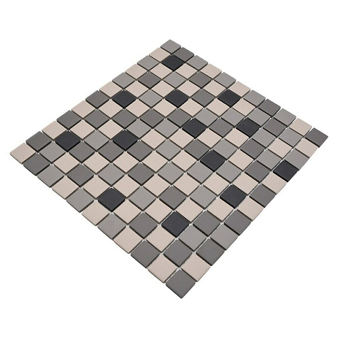 Mozaik pločica Quadrat Mix CU 010  (32,6 x 30 cm, Bež-smeđe boje, Mat) | BAUHAUS