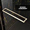 Camargue Palermo Nischendusche (80 x 200 cm, Unbeschichtet, Brushed Gold) | BAUHAUS