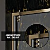 Camargue Palermo Nischendusche (80 x 200 cm, Unbeschichtet, Brushed Gold) | BAUHAUS